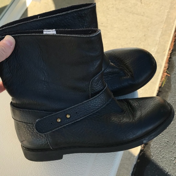 Girls leather gap boot - Picture 1 of 5